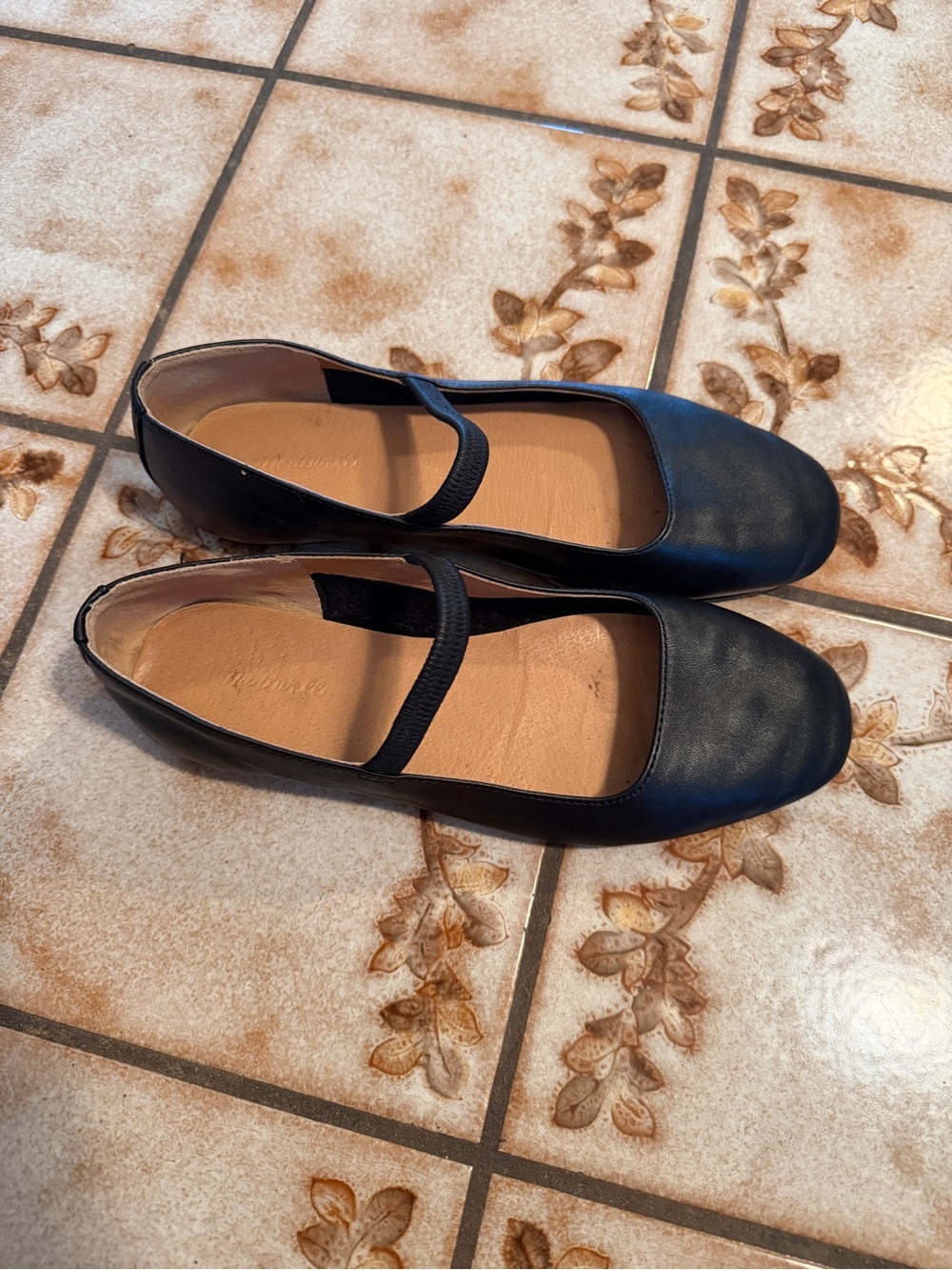 Madewell Greta Ballet Flat Mary Jane Black